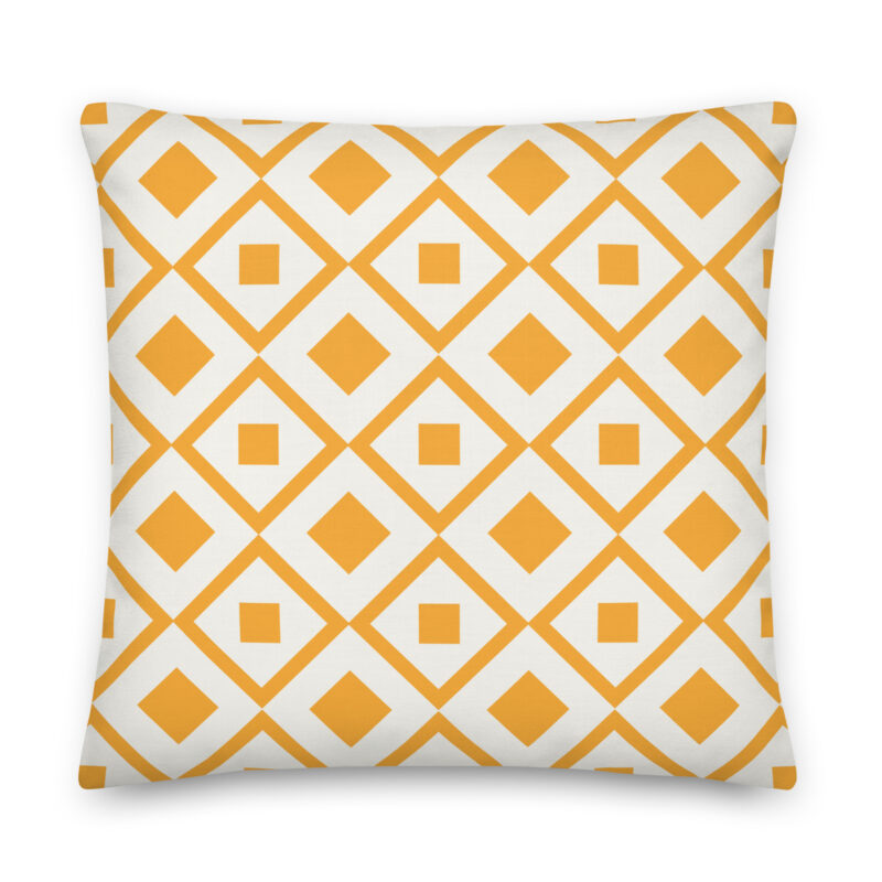 Diamond Orange Pillow