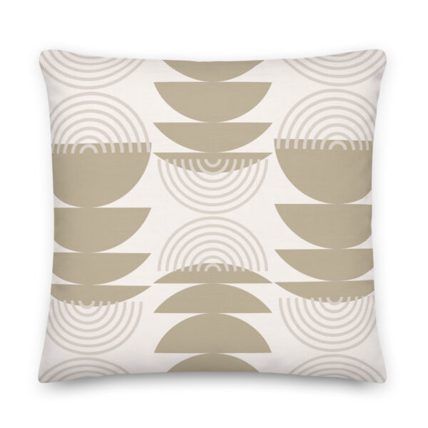 Midcentury Semicircle Pillow
