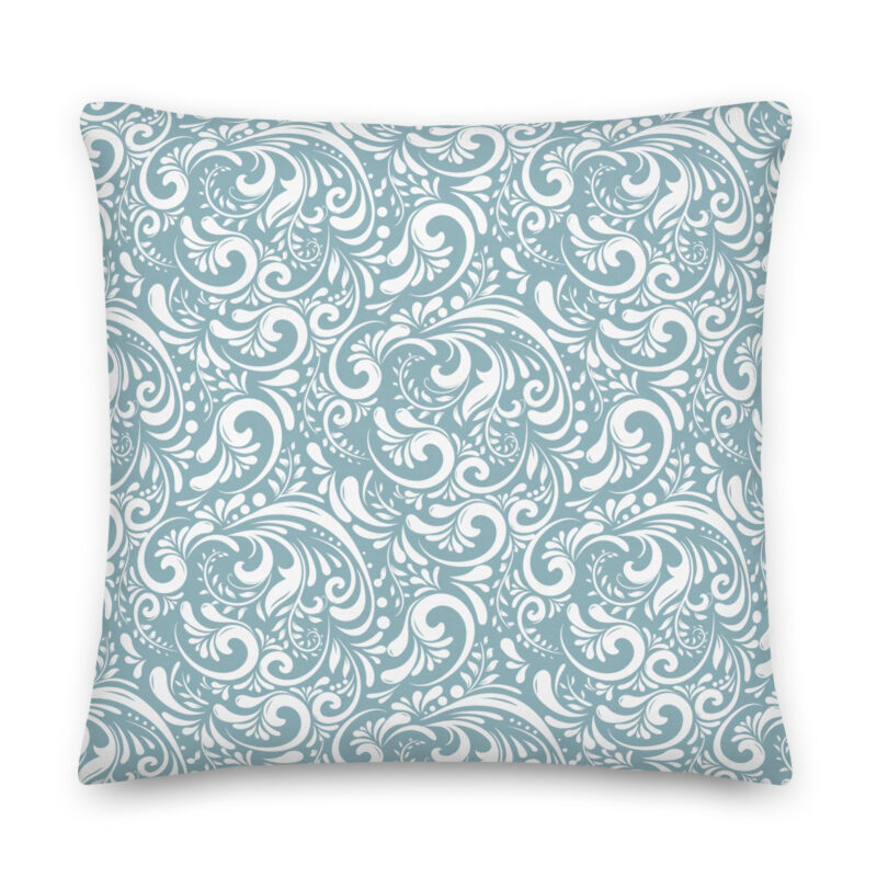 Paisley Teal Pillow