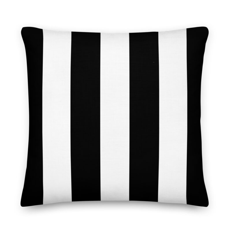 Monochrome Barstripe Pillow