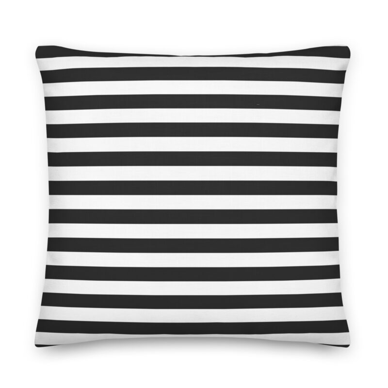 Monochrome Stripe Pillow