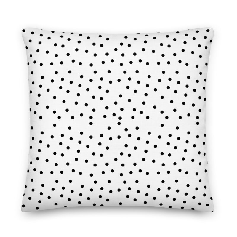 Monochrome Dot Pillow
