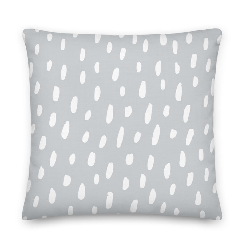 Spotty Grey Pillow