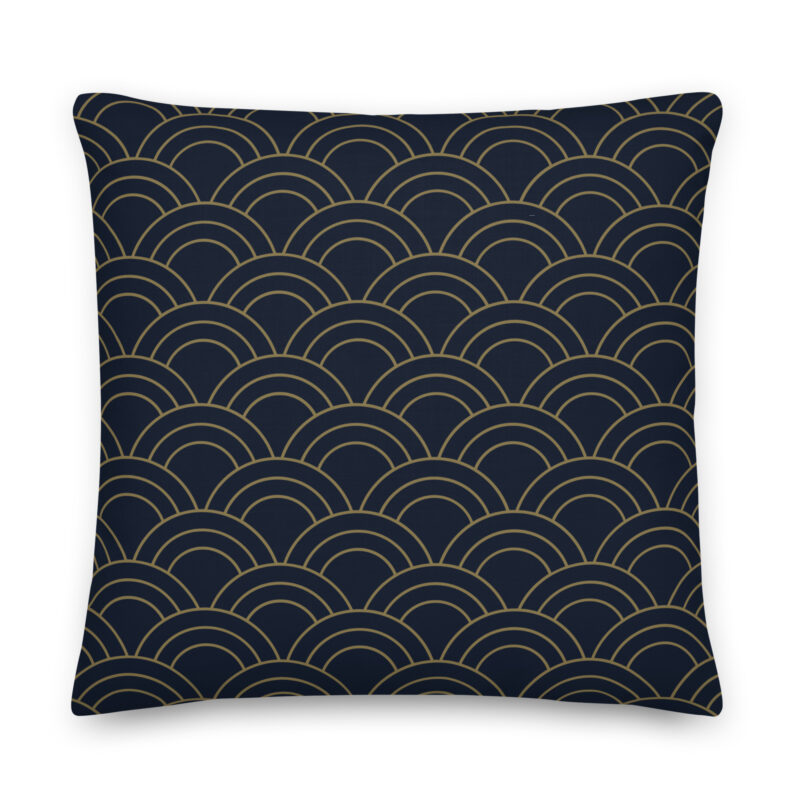 Seigaiha Wave Pillow