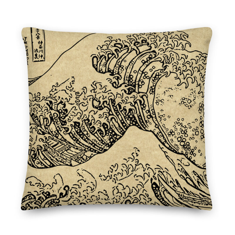 Japanese Greatwave Pillow